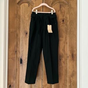 Nordstrom Scotch & Soda Girls Kids' Paperbag Waist Belted Cotton Pants